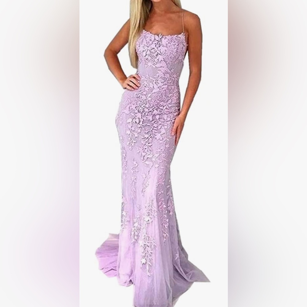 New prom dress lavender size 0
